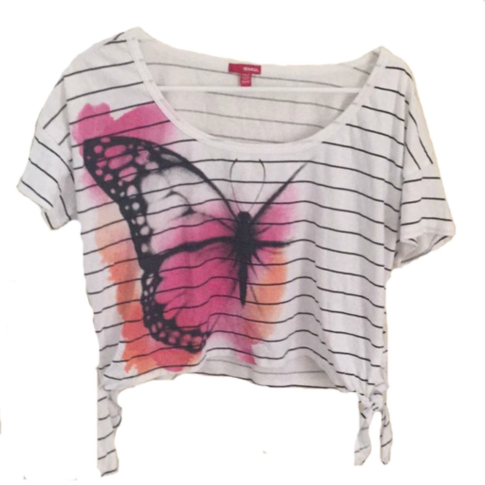BONGO butterfly crop top